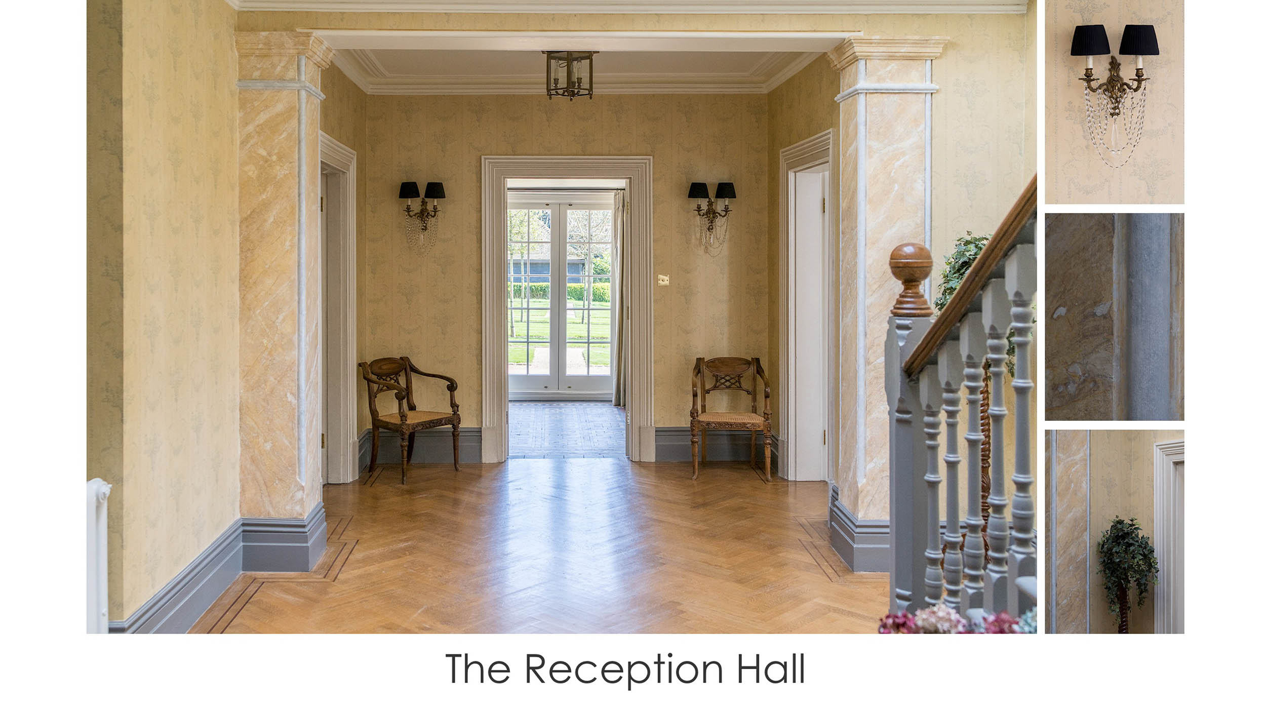The reception Hall - Pennybridge House - Real Estate Development Projects by Gabriella Atkinson.
