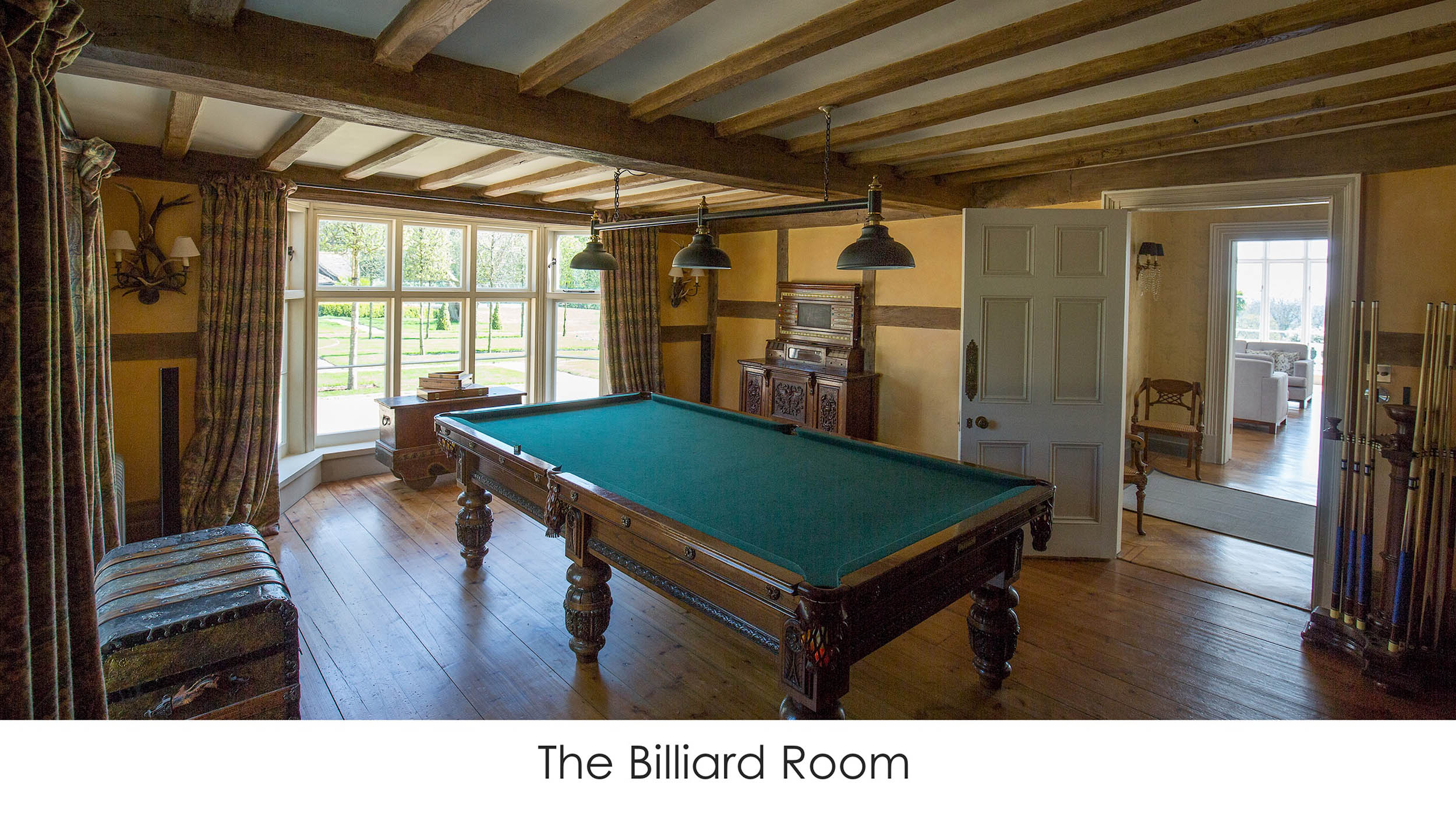 The Billiard Room - Pennybridge House - Real Estate Development Projects by Gabriella Atkinson.